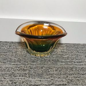 Bohemia Crystal Bowl Czech Republic German